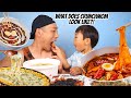 TTEOKBOKKI, JJAJANG, CHICKEN FEET + MORE! SPICY KOREAN FOOD FEAST! MUKBANG