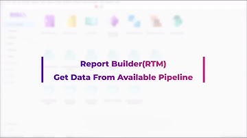 Report Builder DIY 教学（5）：从可用管道获取数据 - Alpine Software Solutions
