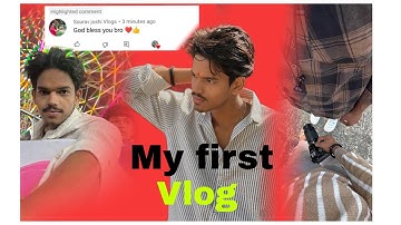 My first vlog 😍🙌🏻  Sourav Joshi ne comment kiya 🙌🏻❤️ @souravjvlogs 