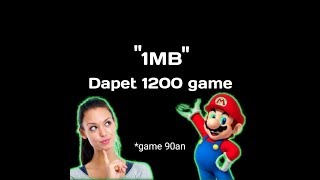CUMAN 1MB BISA DAPET 1000 GAME HANYA DI ANDROID ! ISINYA GAME 90'AN screenshot 1