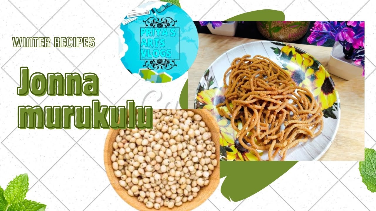 Winter special evening snacks part-7 || crispy and healthy Jonna murukulu||జొన్న మురుకులు/చక్రాలు