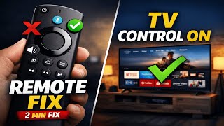 Amazon Fire Stick Remote Setup & Calibration | TV Control Fix | Step-by-Step Guide 🔥📺