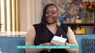 Video Uks First Black Blind Barrister Shows Her Adapted Braille Devices