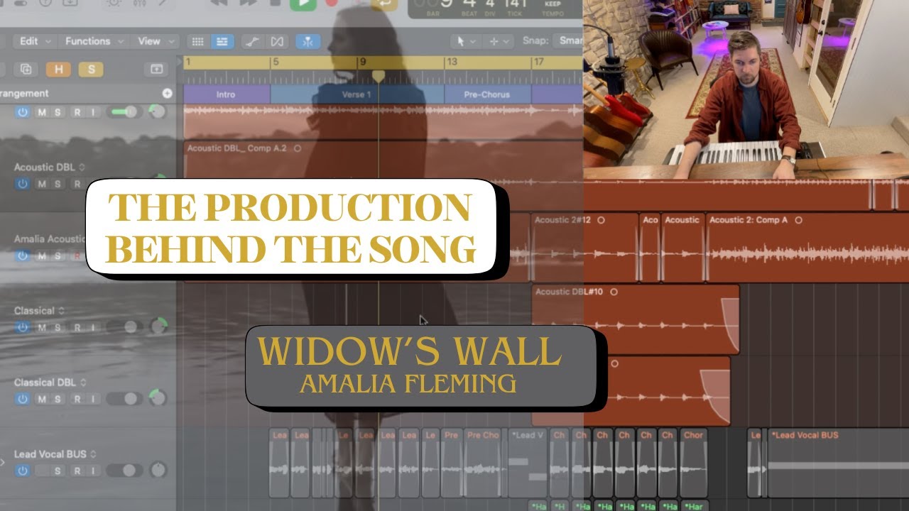 Watch The Production Behind the Song Widow's Wall by Amalia Fleming on YouTube Watch The Production Behind the Song Widow's Wall by Amalia Fleming on YouTube