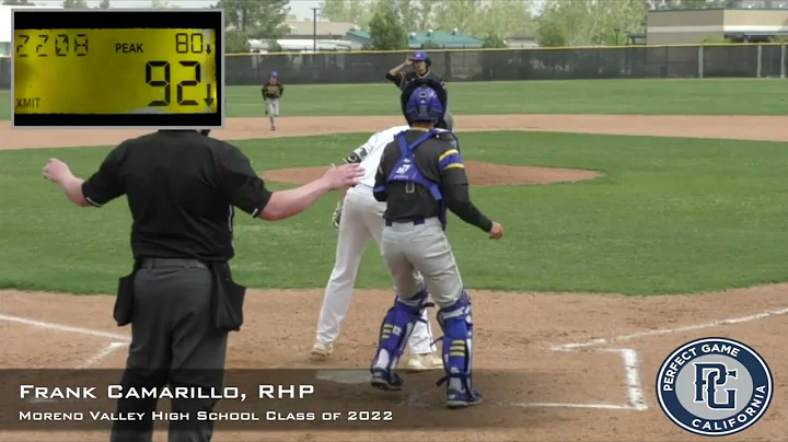 Frank Camarillo Prospect Video, RHP, Moreno Valley...