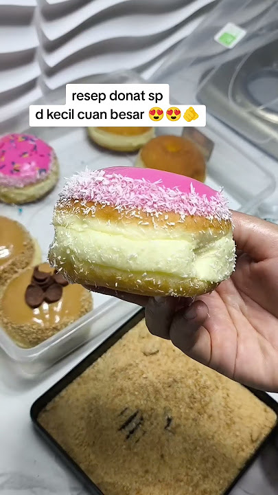 resep donat sp d kecil cuan besar.. cek komen 😍😍 #donat #resepdonat #donatempuk #donatsp