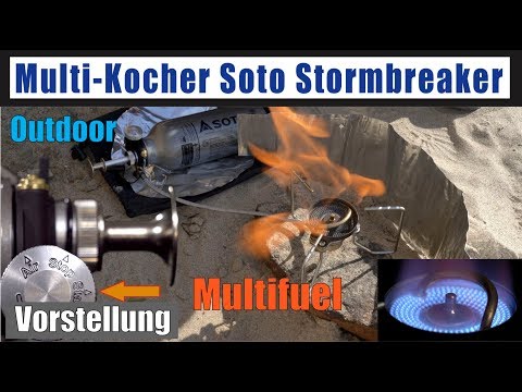 Soto Stormbreaker Vorstellung deutsch Benzinkocher Gaskocher Multifuelkocher Outdoor-Kocher
