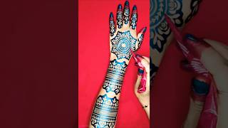 🤯❤️आज की सबसे वायरल मेहंदी स्टिकरडिझाईन हर कोई पूछेगा ये कैसेबनाय#mehndi#shortvideo#trending#trend