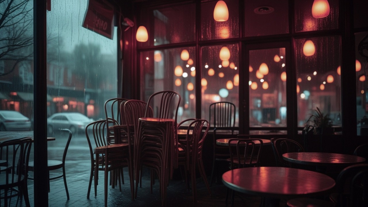 Guarda Empty Cafe After Closing | Rain Ambience for Sleep & Focus | 2 Hours su YouTube Guarda Empty Cafe After Closing | Rain Ambience for Sleep & Focus | 2 Hours su YouTube