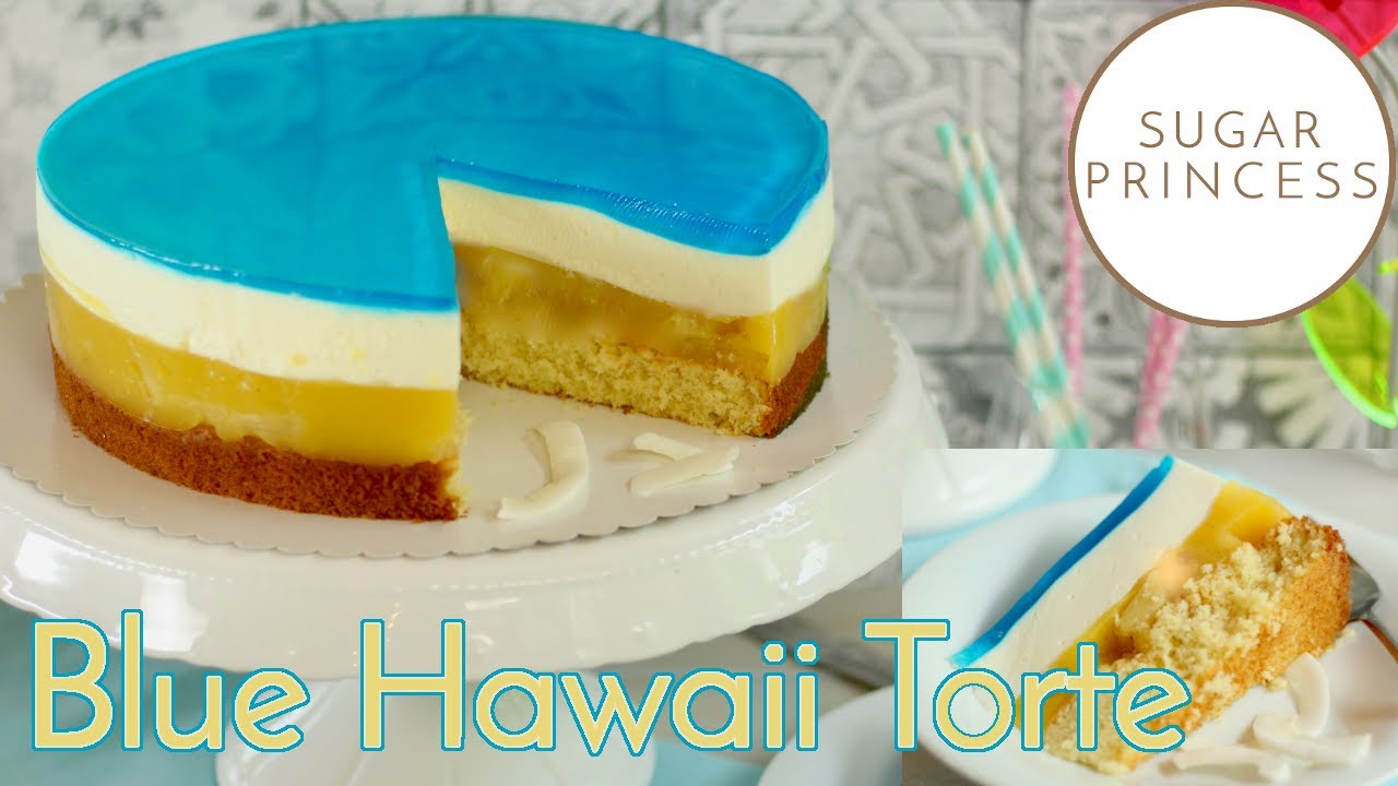 🏝Perfekt für die Pool Party! 🍍Swimmingpool-Torte! 🏝Blue Hawaii Torte | Rezept von Sugarprincess 🏝