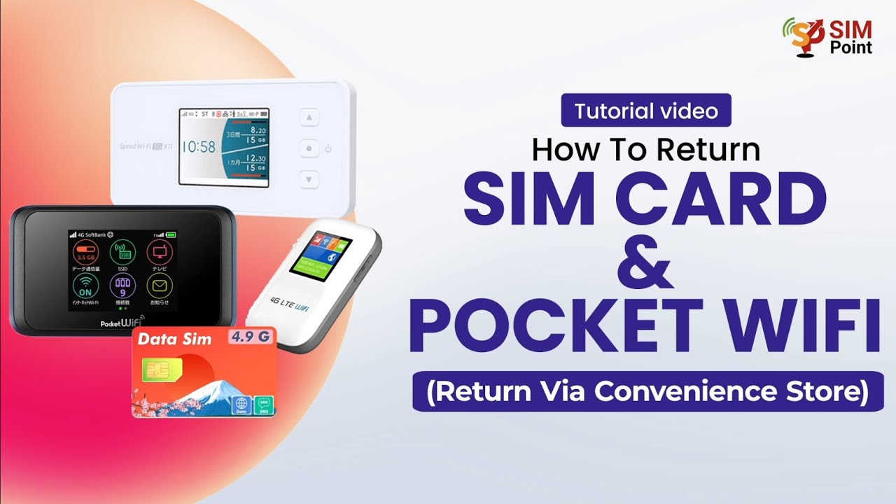 (TUTORIAL) HOW TO RETURN SIM CARD & POCKET WIFI VIA CONVENIENCE STORE