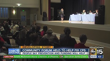 Community forum held to help fix Child Protective Services