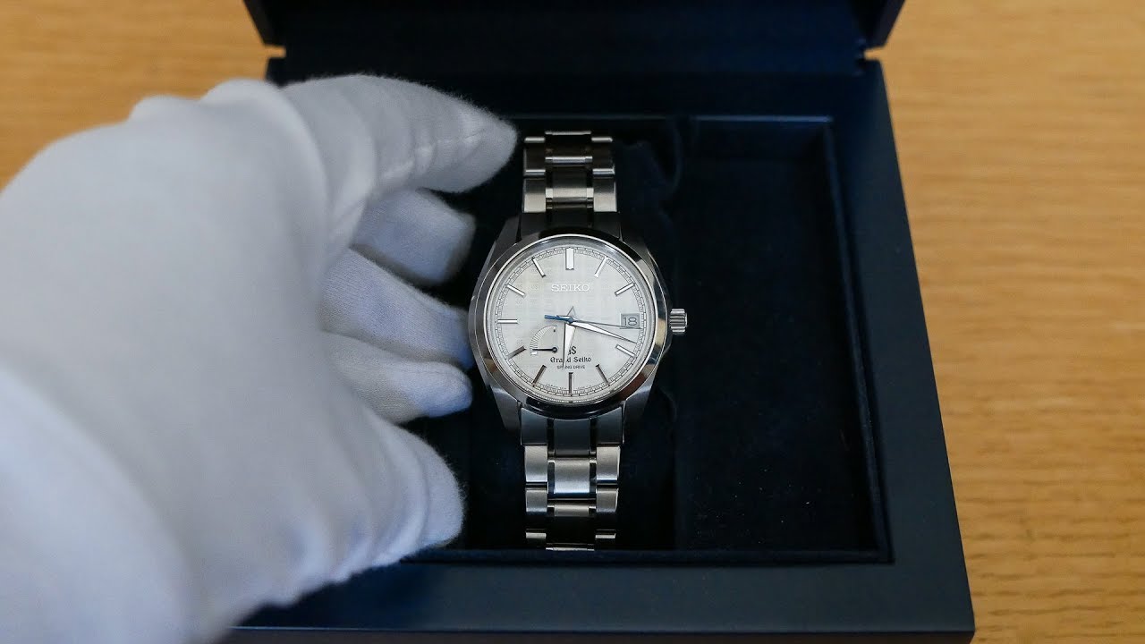 GRAND SEIKO Spring Drive SBGA109 Unboxing & Impressions - YouTube