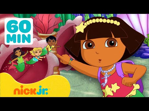 Dora, a Aventureira | Maratona de Sereias e Magia! | Compilação de 1 Hora | Nick Jr. em Português