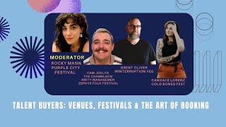 TALENT, BUYERS: VENUES, FESTIVALS & THE ART OF BOOKING - SoundOff Summit 2025
