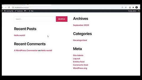 WordPress Bangla Tutorial [#04] WordPress Menu Create