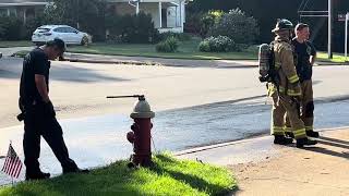 Engine 423 with the hydrant with engine 414