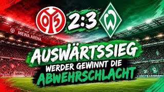 🔥💚🤍 AWAY WIN! WERDER WINS THE DEFENSIVE BATTLE IN MAINZ 💪🏻🔥