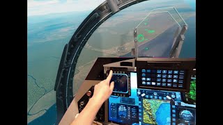 DCS Augmented Reality (AR) Demo in OpenXR using Quest 3 Passthrough and VirtualDesktop