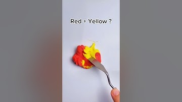 Guess the mixed color #mixing #mixingthings #asmr #asmrslime #slimemixing