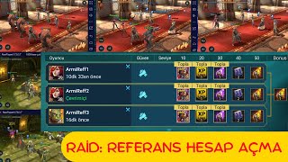 Raid Shadow Legends Referans Hesap Açma Nasıl Yapılır ? Raid Shadow Legends Türkçe