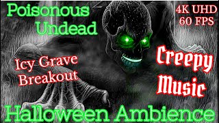 Haunted Graveyard - Creepy Skeleton & Spooky Music, 4K Live Wallpaper/Ambience, Great For 2025! screenshot 1