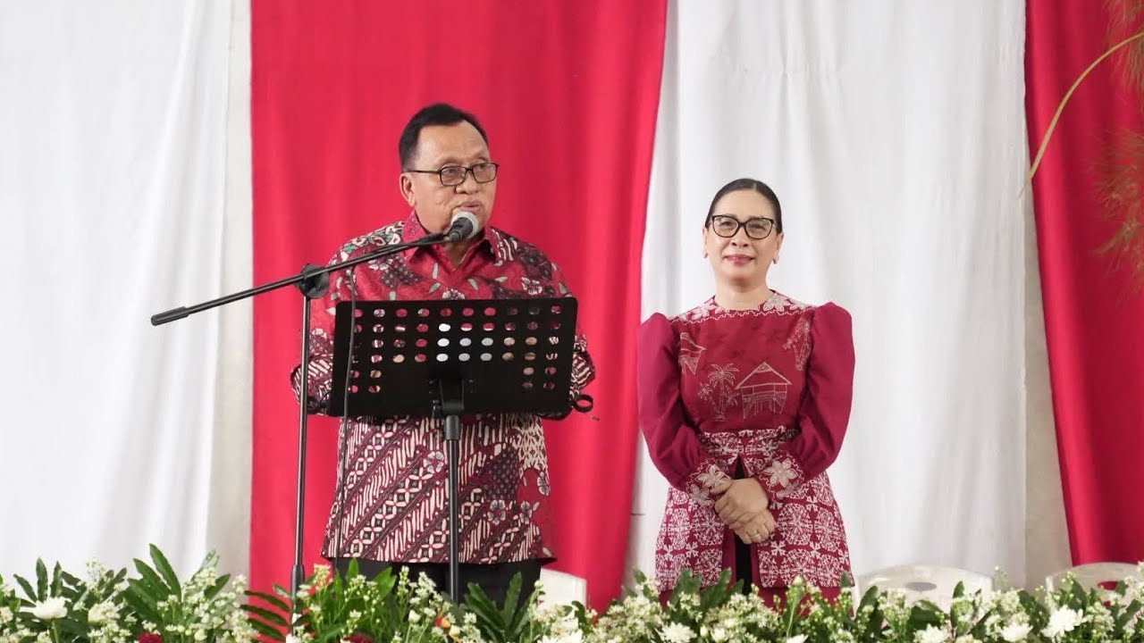 Ibadah Syukur 1 Tahun Kepemimpinan Bupati Robby Dondokambey dan Wakil Bupati Vanda Sarundajang