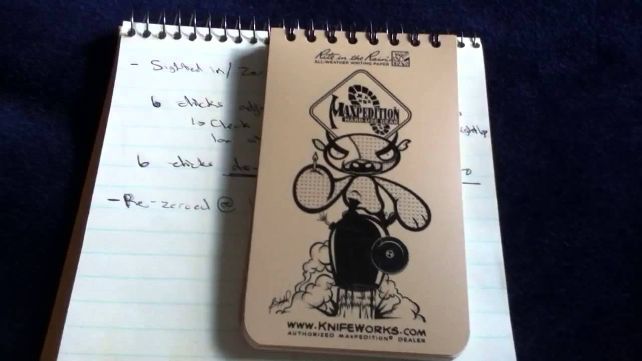 Shooter's Log/Book...