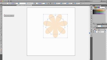 Draw a flower in Illustrator using polygon tool