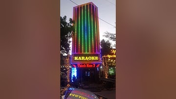Led full color trang trí mặt tiền quán karaoke