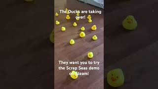 The ducks are taking over! #indiegamedev #indiegame #freedemo #roguelike #vehicularcombat