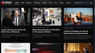 Trenday News Today - Realtime News with Next.js & NYT API screenshot 5