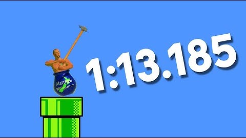 Getting Over It - Mario Map in 1:13.185