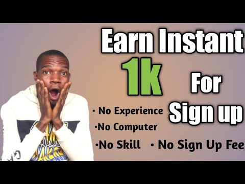 Earn 1k Just To Sign Up On This Website