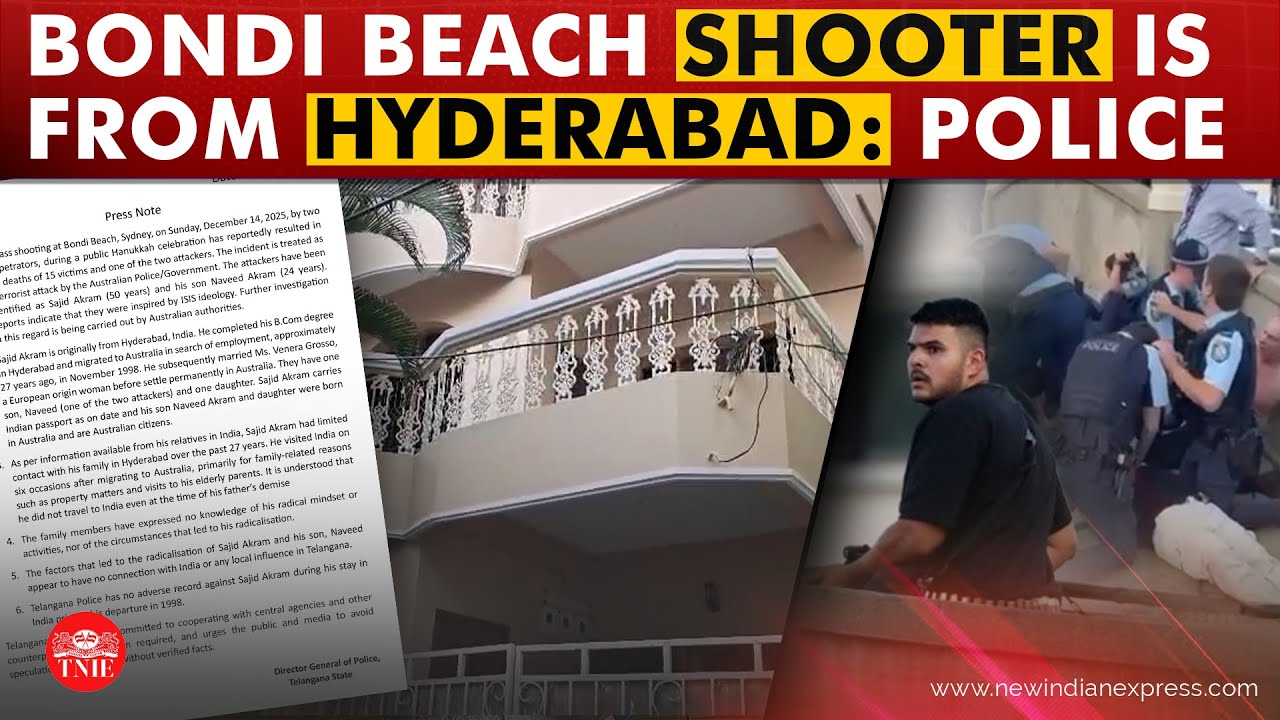 Suspect in Bondi Beach shooting native of Hyderabad: Telangana Police