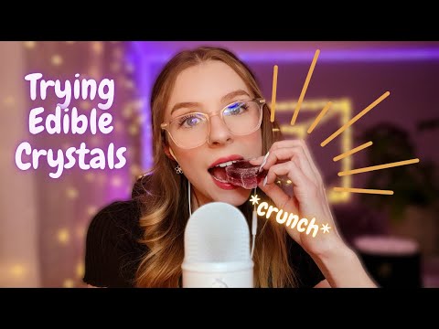 FOOD REVIEW, Making Edible Crystals 🍬🍭 #fyp #mukbang #foodtiktok #f, Crystals Candy