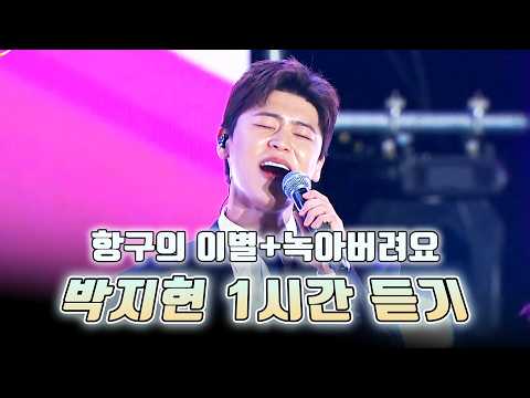 ✨나혼자산다에서 제대로 매력 뿜뿜✨ | 목포 프린스 박지현의 '항구의 이별+녹아버려요' 1시간 반복 듣기