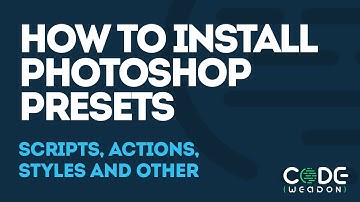 How to install presets into Photoshop | scripts, actions, styles, other