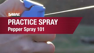 Pepper Spray 101  Practice Spray