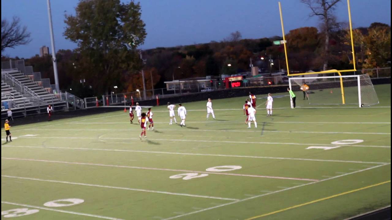 St. Paul Harding vs Mahtomedi - Corbin McCall Goal! - YouTube