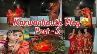 Karwachauth vlog | Part - 2 | Day 25 of 30 Days Challenge | #karwachauth#2025