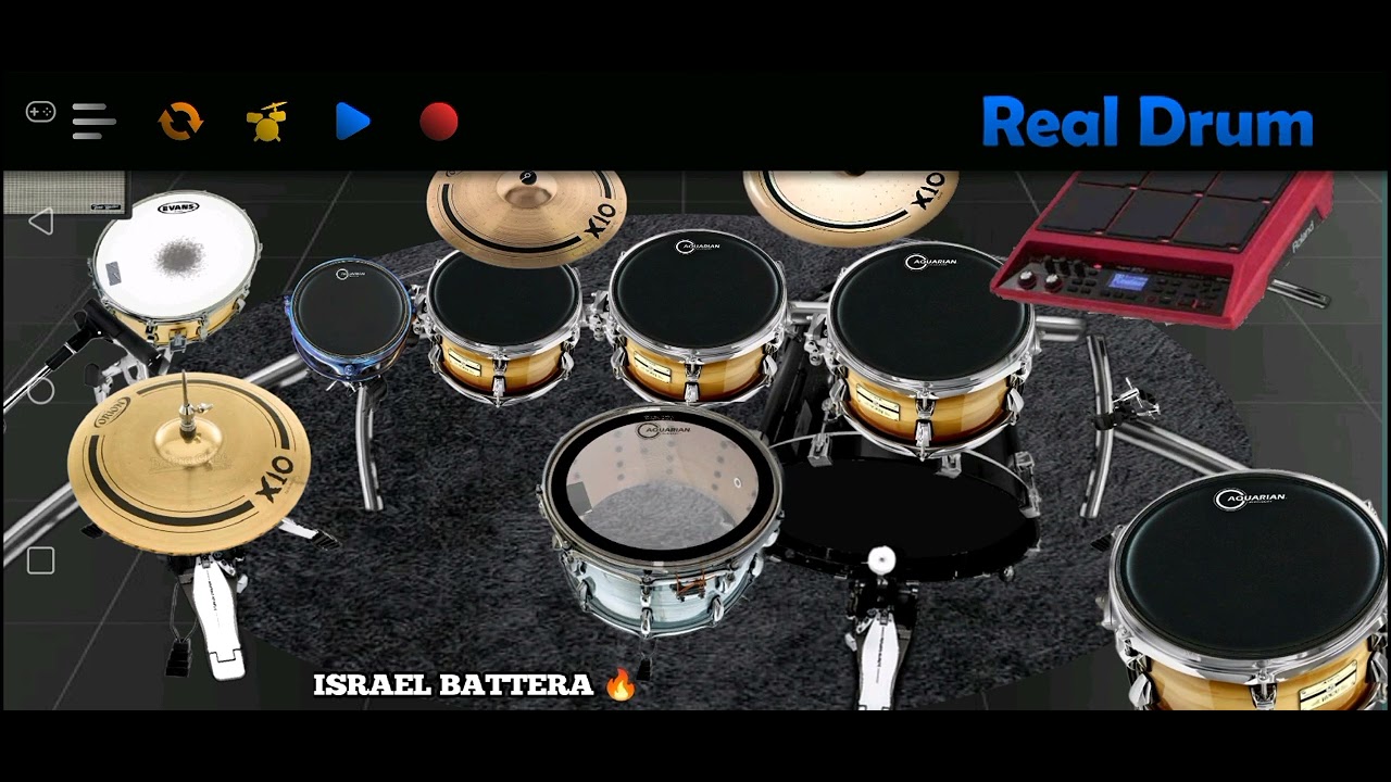treinando na real drum 