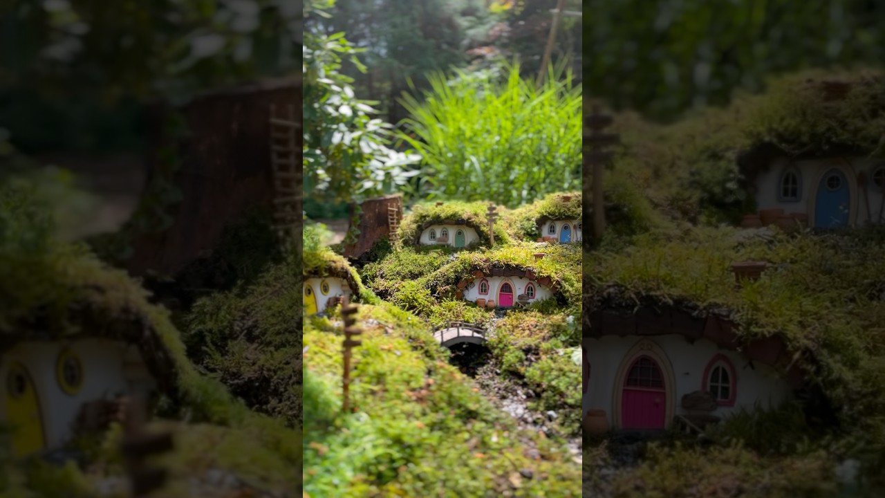 Just finished a little Hobbit–Fairy village!