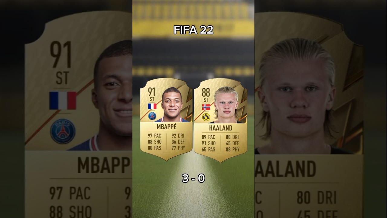 MBAPPÉ X HAALAND EVOLUTION CARD FIFA 