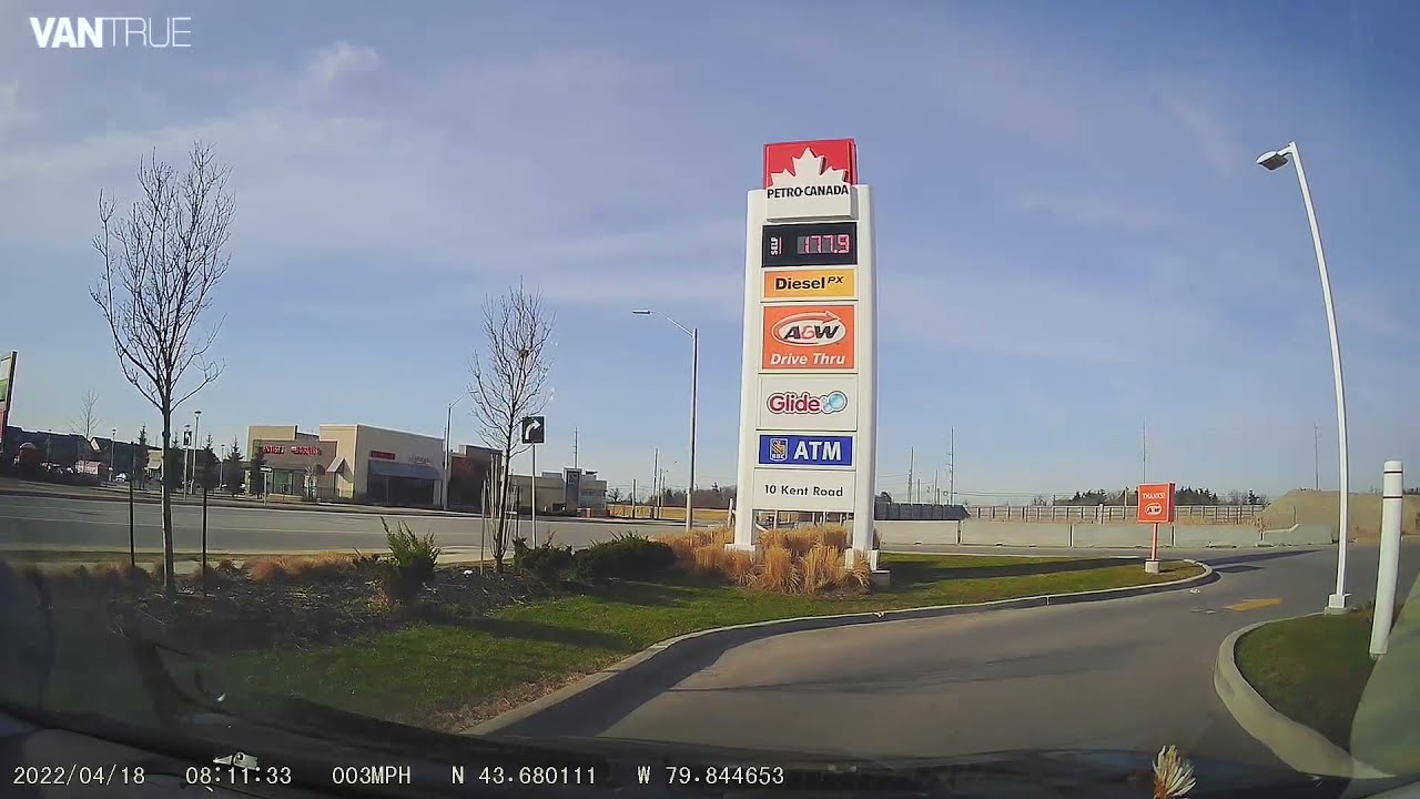 A&W Drive Through In Ontario Canada