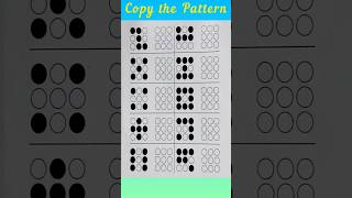 Visual Perception - Copy the Pattern #visualperception #brainboosting #shorts