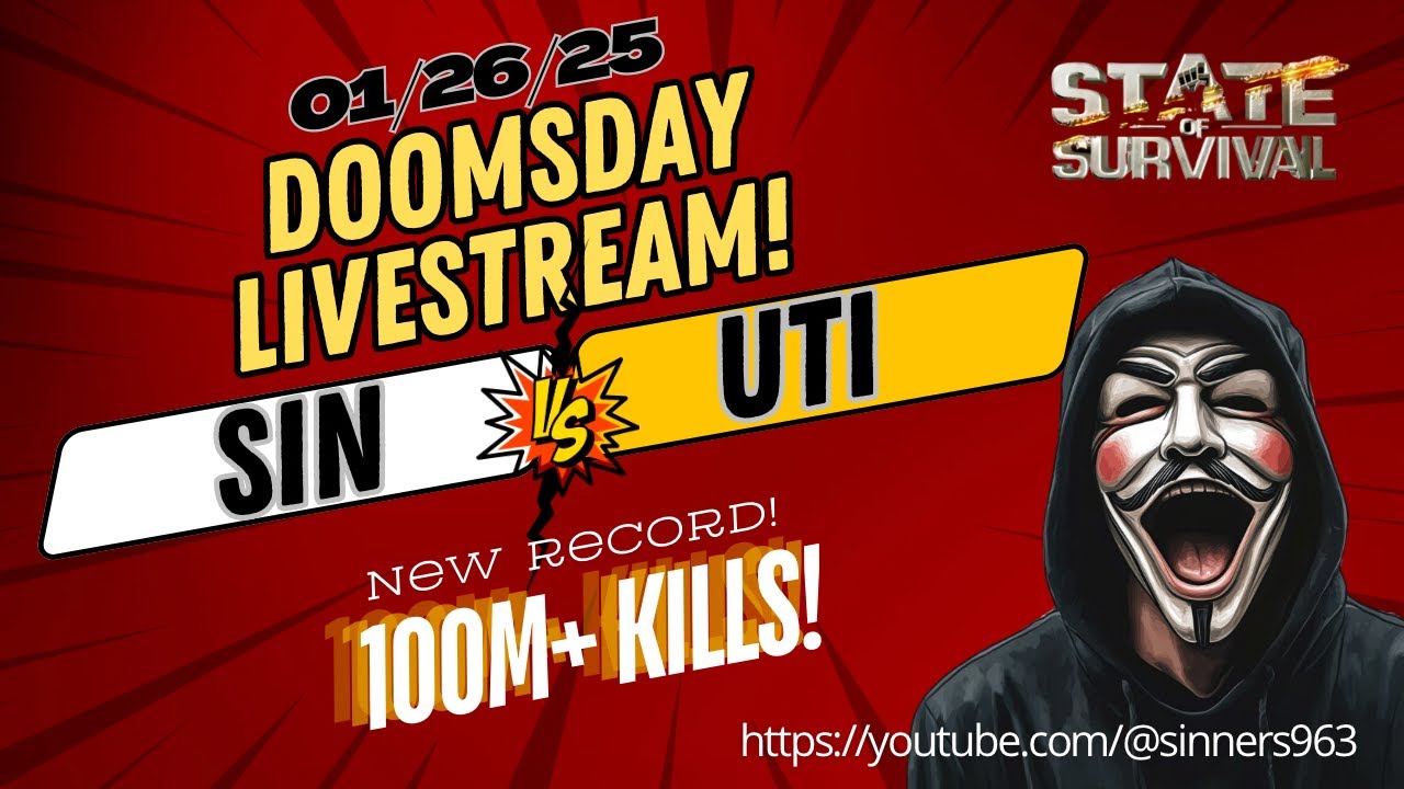 SIN vs UTI ~ Doomsday Qualifiers ~ Livestream ~ State of Survival ~ The Sinners