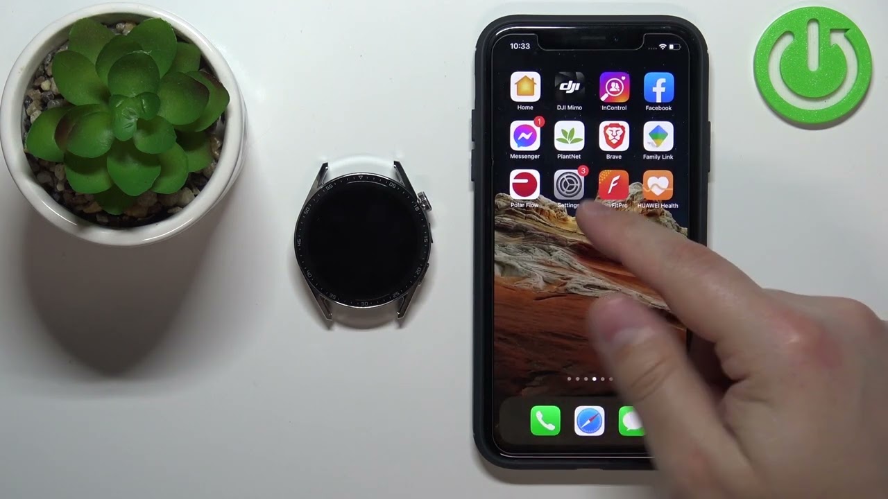 How to Pair Huawei Watch GT 3 with iPhone Connect Watch with Apple - Huawei Wear iOS - YouTube