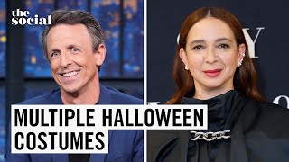 Maya Rudolph   Seth Meyers' Halloween Rule for Kids! | The Social
