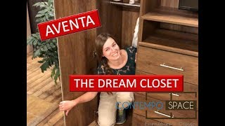 This video is about the Aventa Bedroom Wall-Unit, which transforms your bedroom wall into beautiful AND useful storage. This 